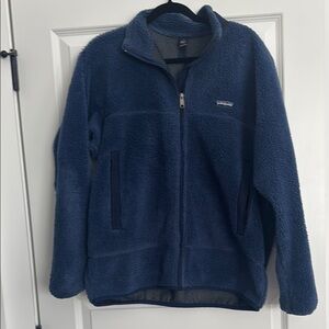 Patagonia blue Sherpa Fleece Jacket